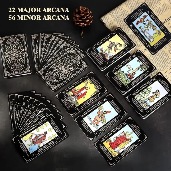 ELQORAX ELQ-TAROT-78-MULTI Tarot Cards / Fortune Telling Cards Gag Toy