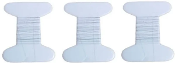 MYSTIFY MAGIK Invisible Thread - 3 Reels (45 Feet) Magic Trick for Mystical Levitation Tricks Invisible thread Magic Trick Gag Toy