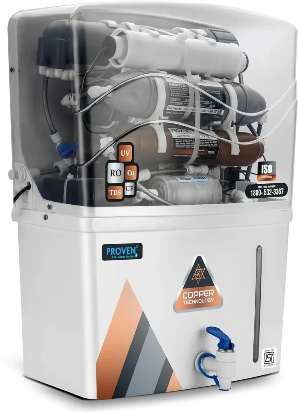 proven 10 Stage for Home and Office (Made In India) 15 L RO + UV + UF + Copper + TDS Control Water Purifier