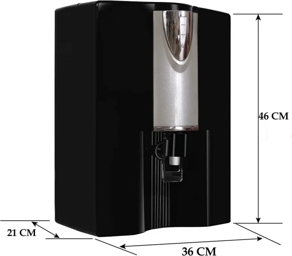 AquaActive Misty 100 GPD 10-Litres Mineral Water Purifier ,White with Up to 2500 TDS 10 L RO Water Purifier