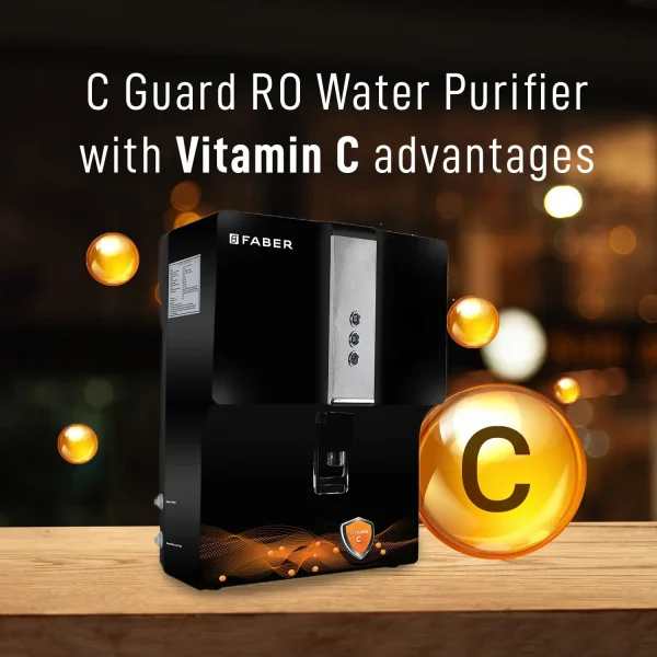 FABER FWP C-GUARD 7 L RO + Minerals Water Purifier Suitable for all - Borewell, Tanker, Municipality Water