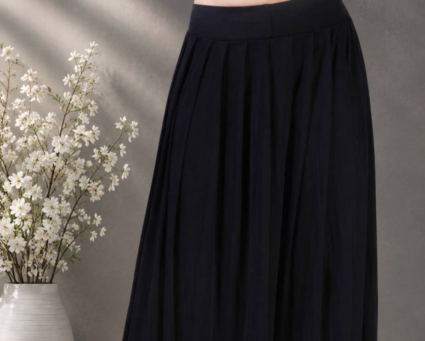 Fashion Bazaar Flared Women Black Trousers