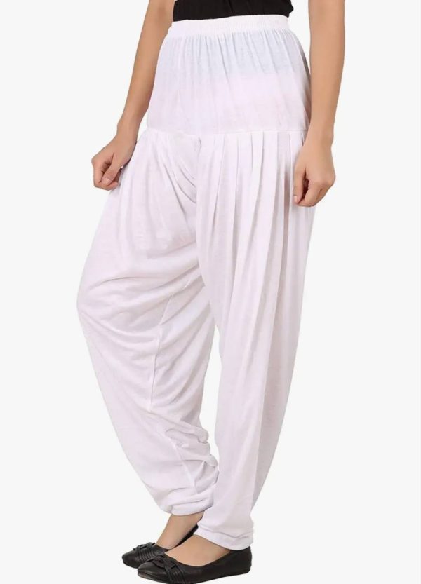 FASHWAVE Cotton Blend Solid Patiala