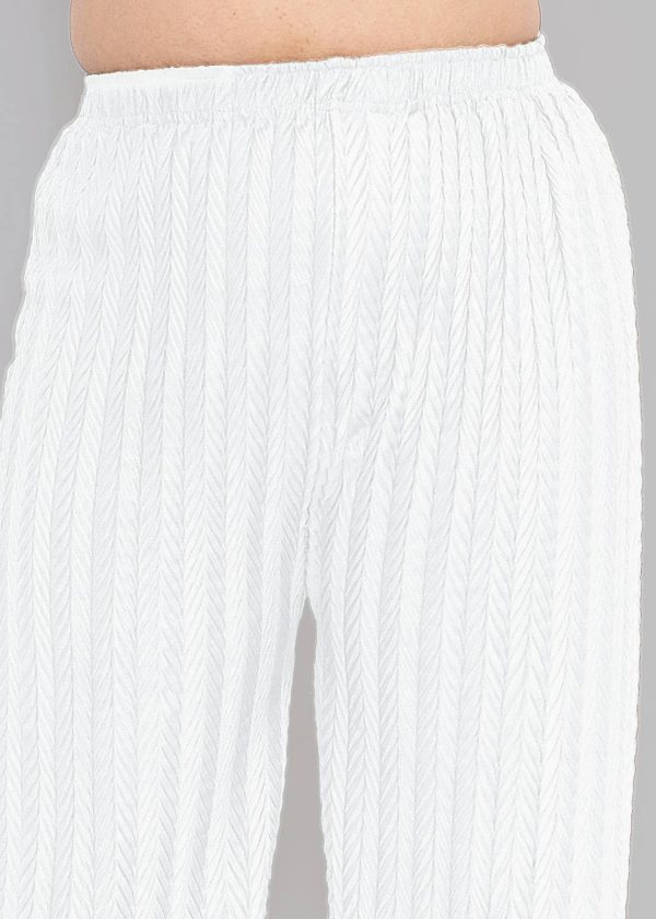 FIT FLICK Comfort Fit Women White Trousers