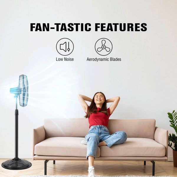 Flipkart SmartBuy FALCON | High Speed | Economy | Metal Body with 2 Year Warranty Ultra High Speed 400 mm Pedestal Fan