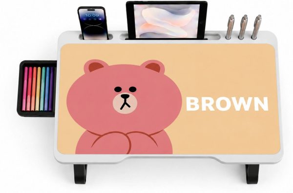 FurniGully Wood Portable Laptop Table