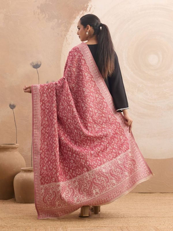 GK VILLA Poly Wool Woven Women Shawl