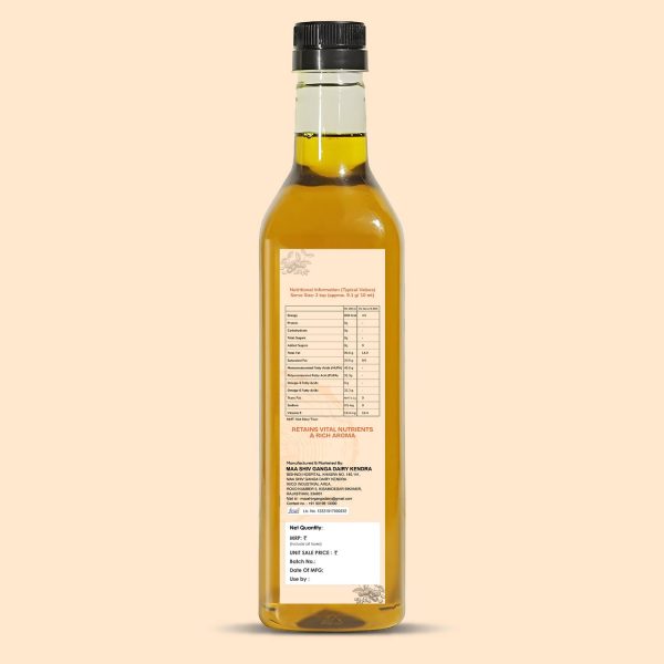 Go Fresho Wood Pressed Groundnut Oil | 100% Pure & Organic | Cold Pressed Peanut Oil Groundnut Oil