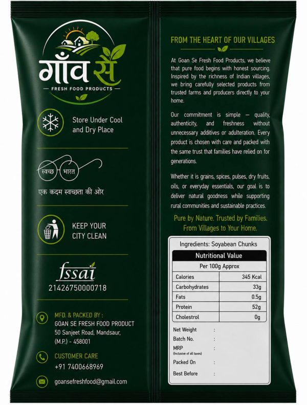 goan se fresh food products Soya Chunks