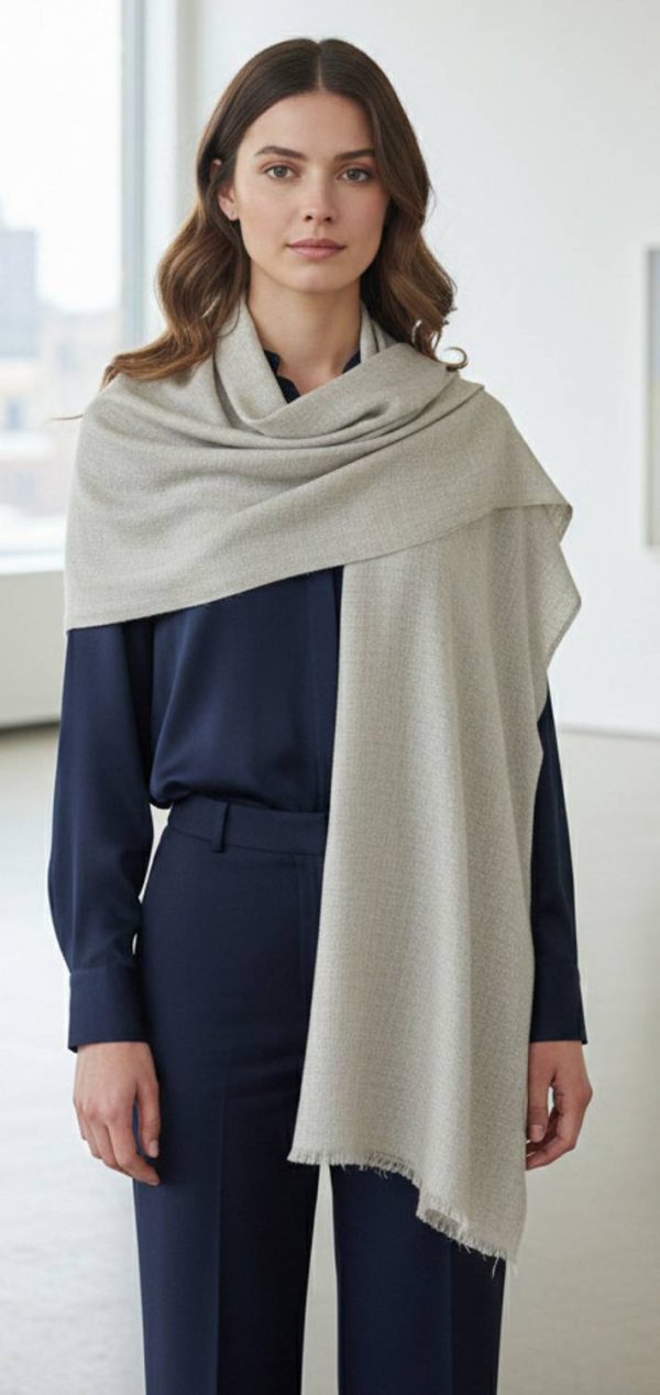 gopi textile mills Poly Wool Solid Women, Men Shawl