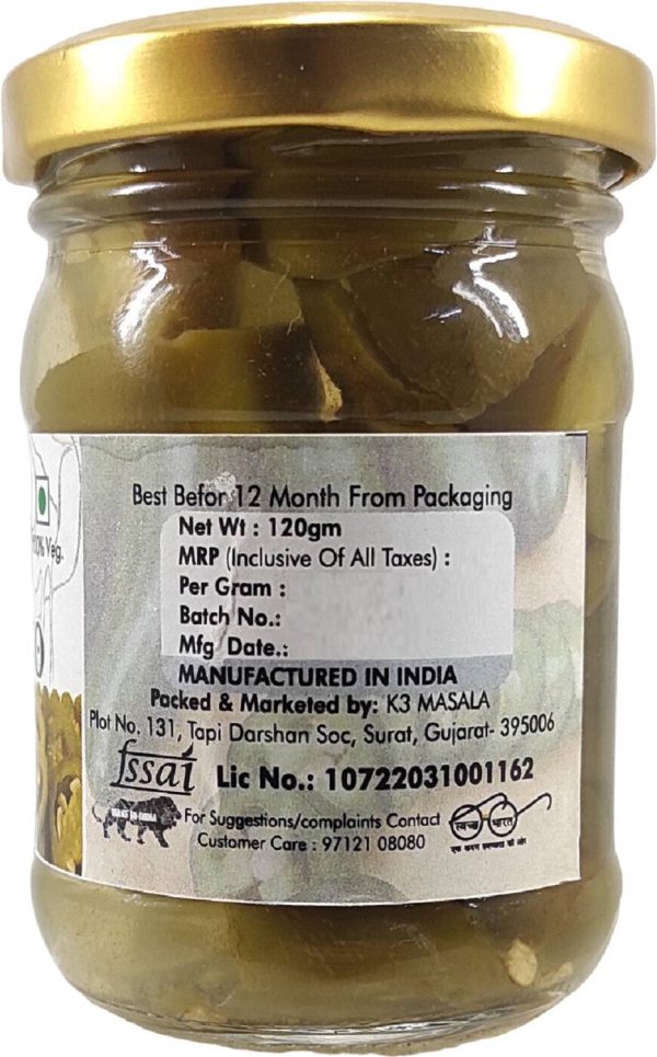 GREEN PIECE ,Jalapeno Sliced (120gm) (Pack of 2) Jalapenos