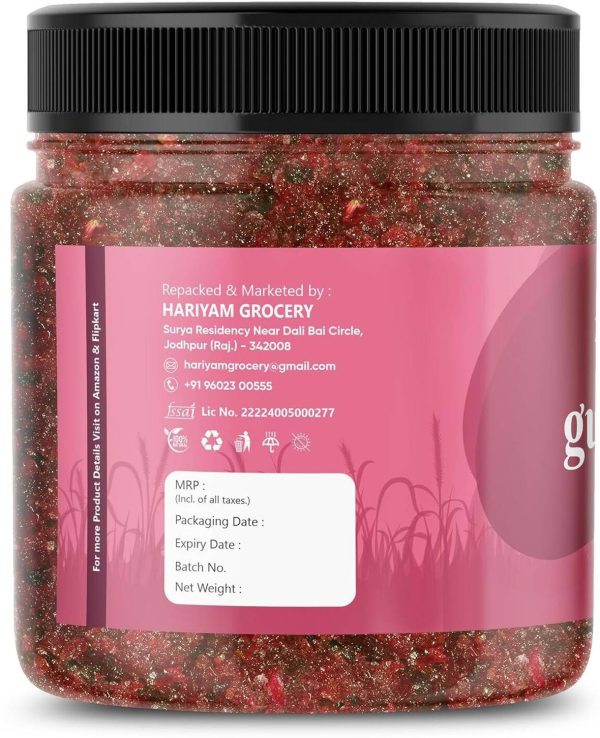 HARIYAM Gulkand Jam | Rose Petal Preserve with Natural Cooling | Digestive Benefits