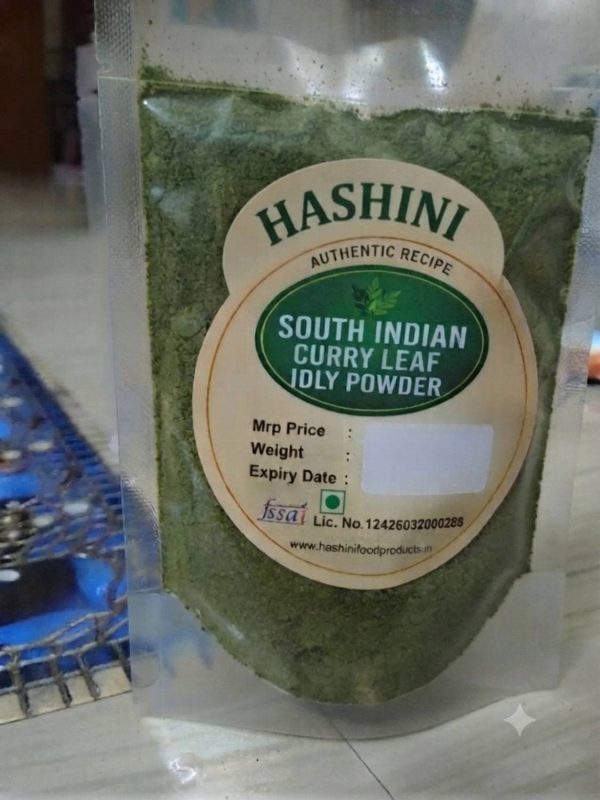 Hashini food products South Indian Curry leaf Idly Powder