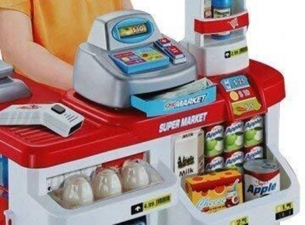 himanshu tex Role Play Game Cash Register Counter Toys Set Luxurious Plastic Supermarket Toys