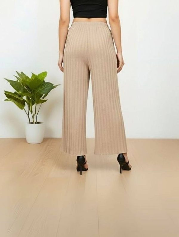 Infinizy Regular Fit Women Black, Beige Trousers