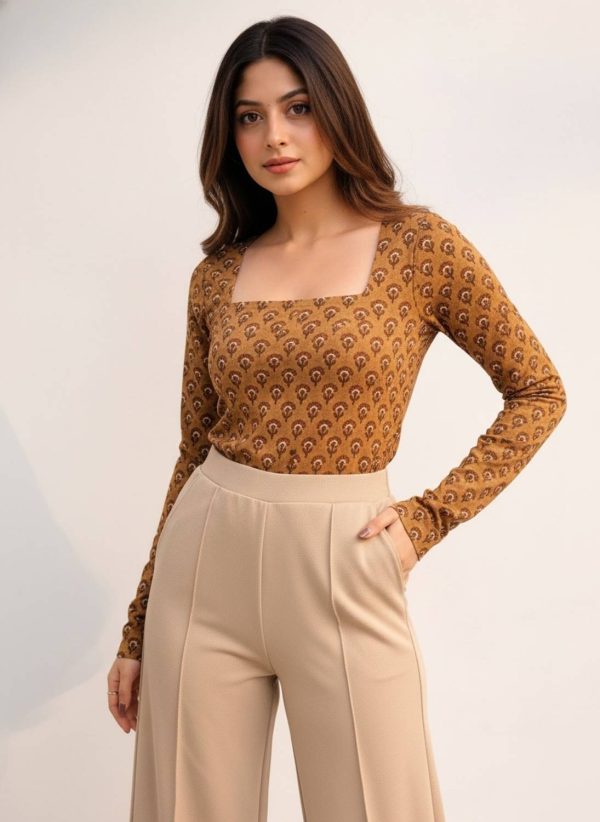 JackMail Loose Fit Women Beige, Black Trousers