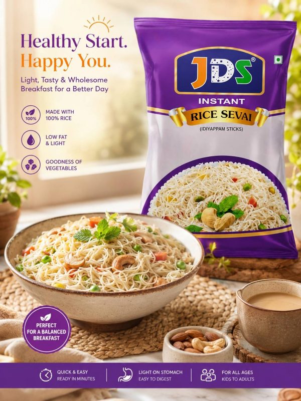 jds Instant rice sevai( idiyappam sticks ),Instant Rice Noodles for Idiyappam