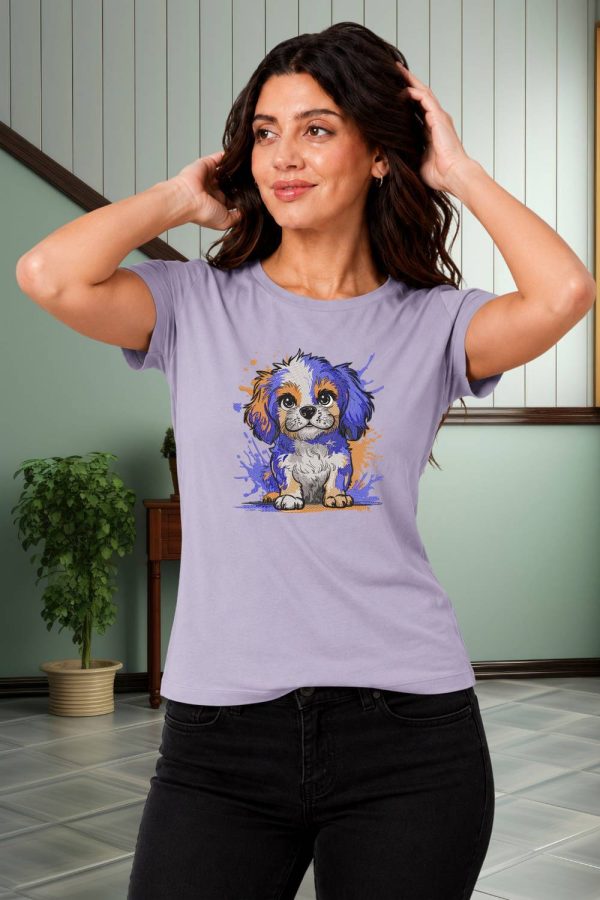 Jizzo Printed Women Round Neck Yellow, Grey, Green, Red, Blue T-Shirt
