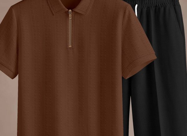 KAJARU Self Design Men Track Suit
