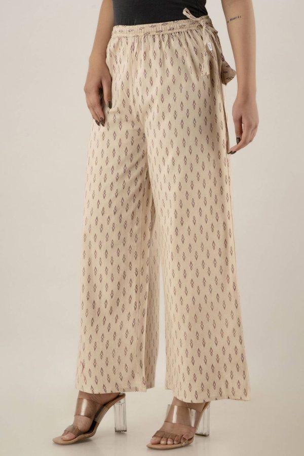 KANCHUK Flared Women Multicolor Trousers