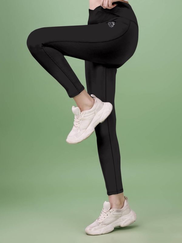 Kashikey creation Solid Women Black Tights