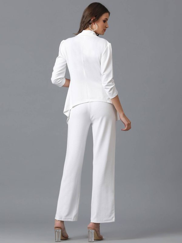KOTTY 2 Pc Coat Set (Blazer&Pant) Solid Women Suit