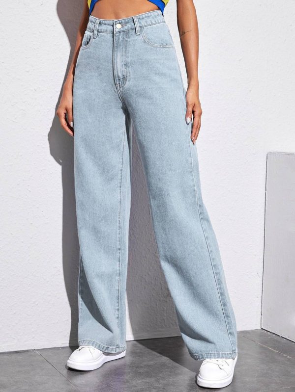 KOTTY Straight Fit Women Light Blue Jeans