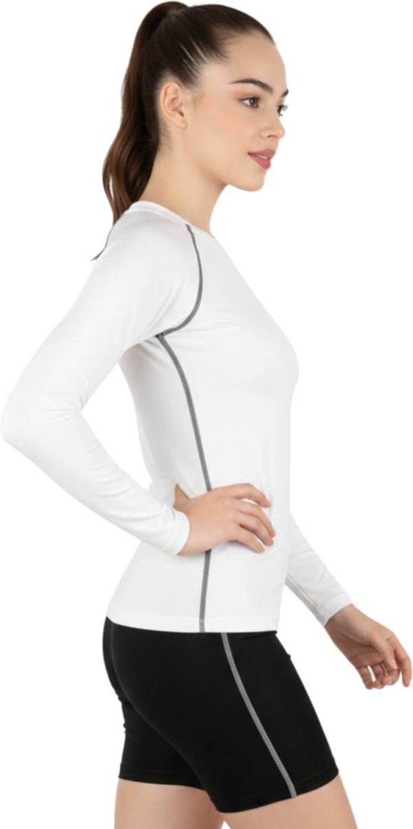 Kyk Solid Women Round Neck White T-Shirt