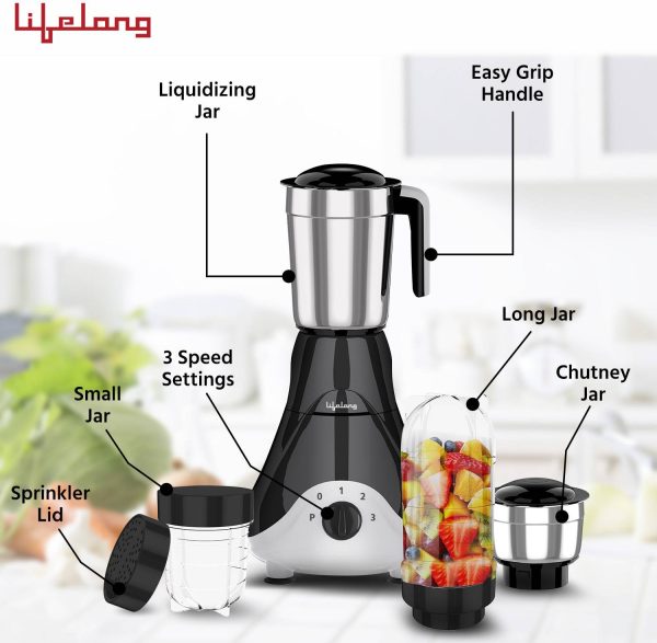Lifelong LLMG39 500 W Mixer Grinder