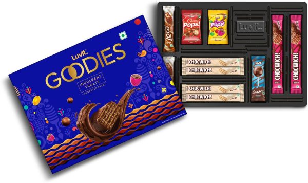 LuvIt Goodies Chocolates Assorted Gift Pack | For Birthday, Rakhi, Diwali Occasions | Truffles