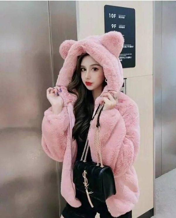 Lyla Fashion Fur Solid Coat
