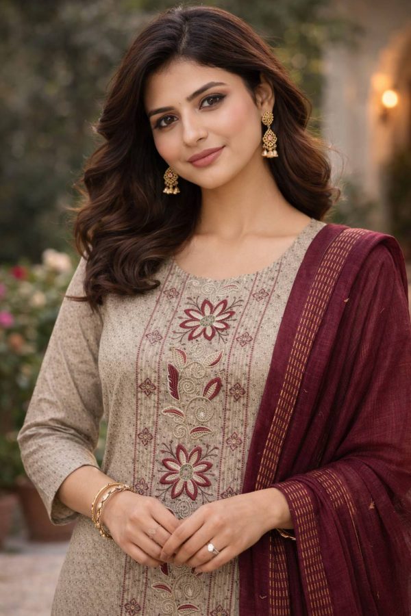 Mahi textile Women Kurta Pant Dupatta Set