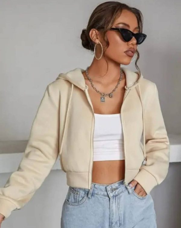 mahira Short Sleeve Solid Women Sweatshirt