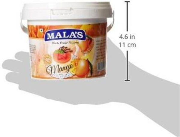 MALAS Mango Rich Fruit Filling for Baking Cake Pastries, Pies and More Desserts