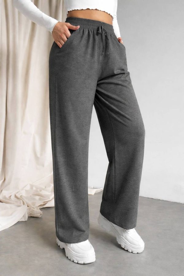 MARVKIT Solid Women Grey Track Pants