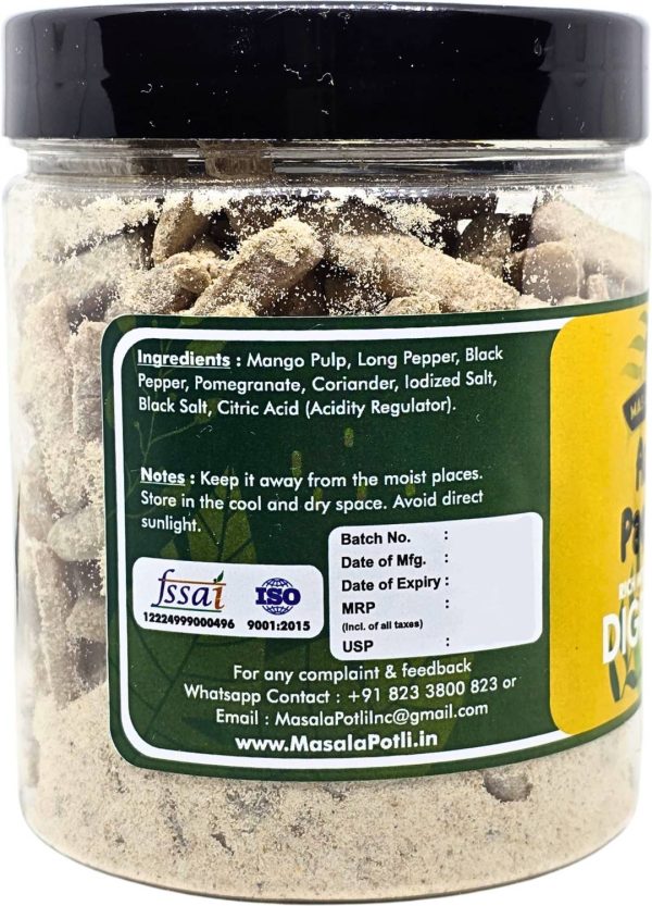 Masala Potli Mukhwas Masala Mango Chips, Chatpata Aam Papad Digestive Churan Mango Mouth Freshener