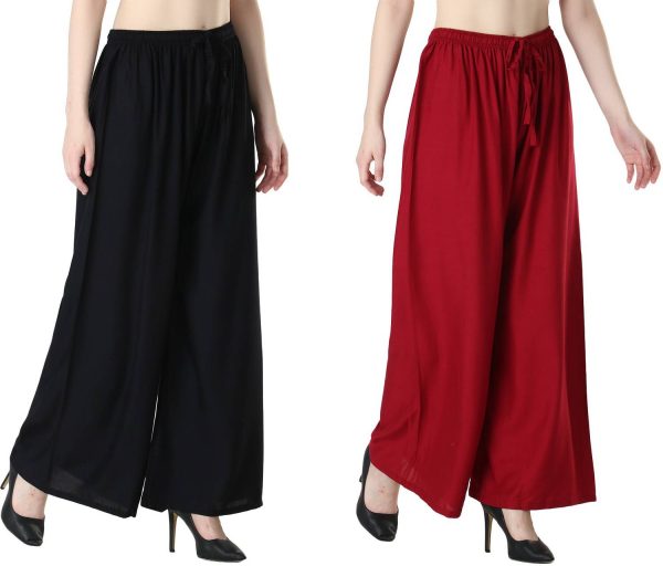MENSIMPRESSION Relaxed Women Black, Maroon Trousers