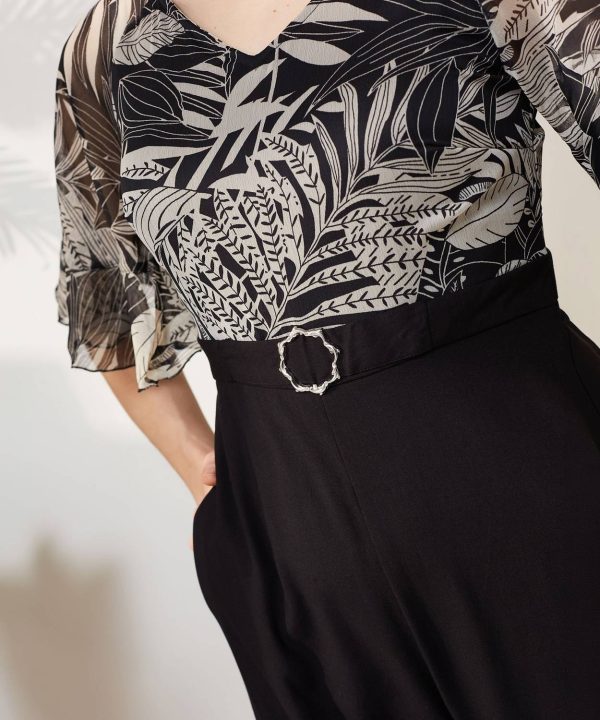 Miss Chase Printed Women Jumpsuit