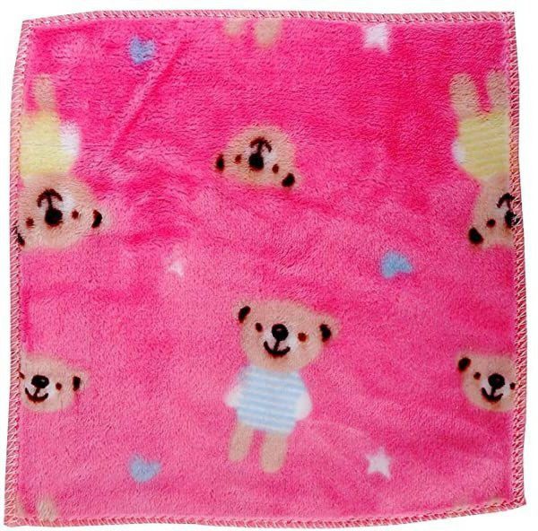 MITSURU TEDDY BEAR ULTRA SOFT HANDKERCHIEFS ["MULTICOLORS"] Handkerchief