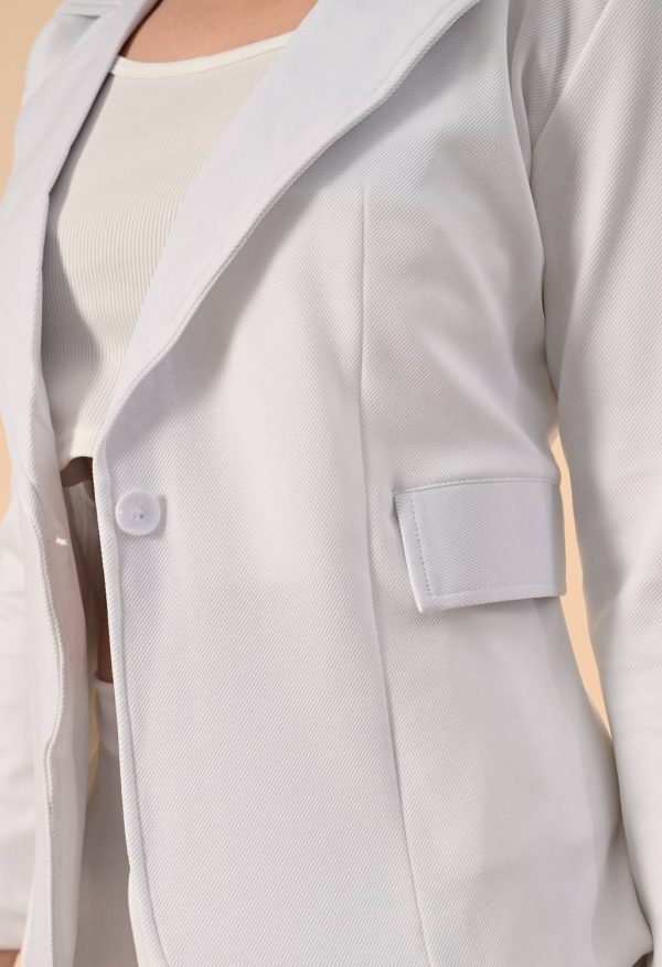 MJFASHIONHOUSE SUIT Solid Women Suit