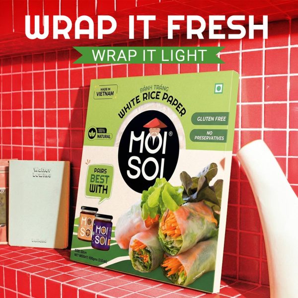 MOI SOI Vietnamese White Rice Paper Roll