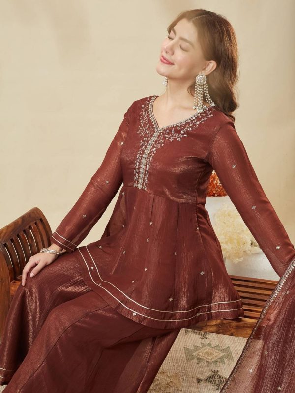 MOKOSH Women Kurta Pant Dupatta Set