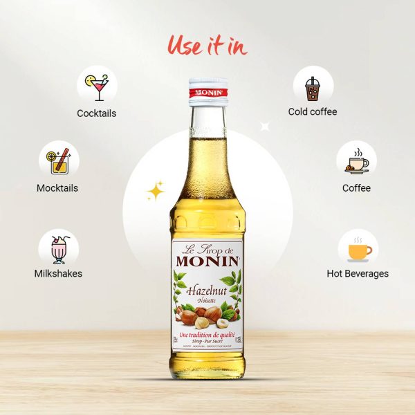Monin HAZELNUT SYRUP HAZELNUT