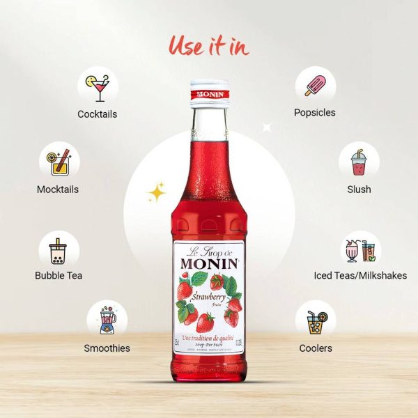 Monin Le Sirop de STRAWBERRY STRAWBERRY