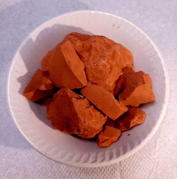 MyGodGift Pure & Natural Red Ochre Clay Stone Traditional Religious and Herbal Use Product