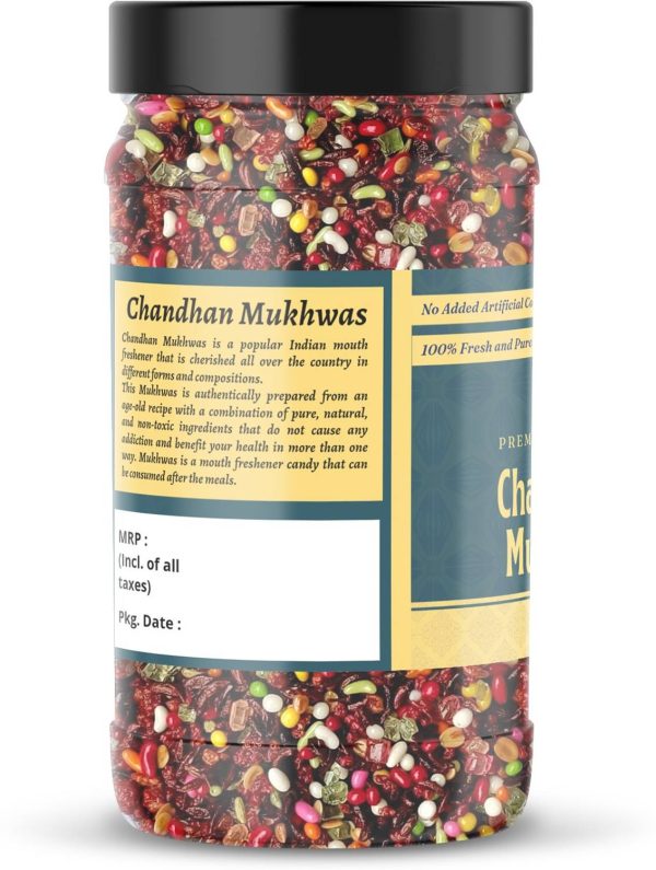 NATURE CONNECT Chandan Mukhwas Home Made Chandan Mouth Freshner|Digestive, After-Meal Mint Mouth Freshener