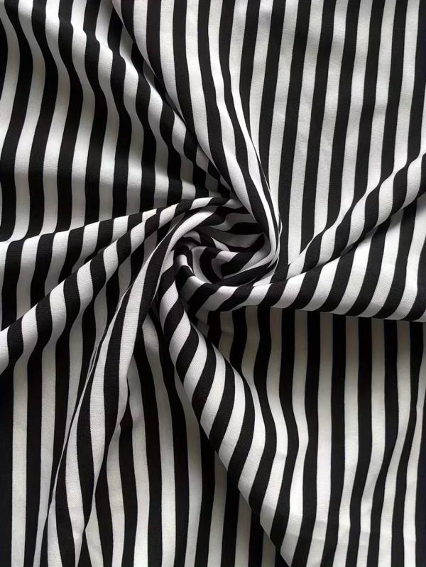 Nautiful Women Striped Casual Black, White Shirt