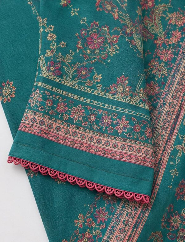 NAZIYA COLLECTION Cotton Blend Printed Kurta & Palazzo Material