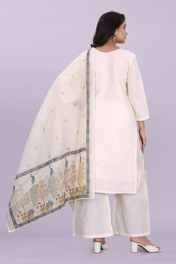 NEHA CREATION Women Kurta Palazzo Dupatta Set