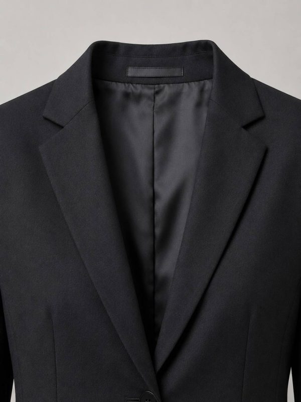 NEME COUTURE Solid Single Breasted Formal Women Blazer